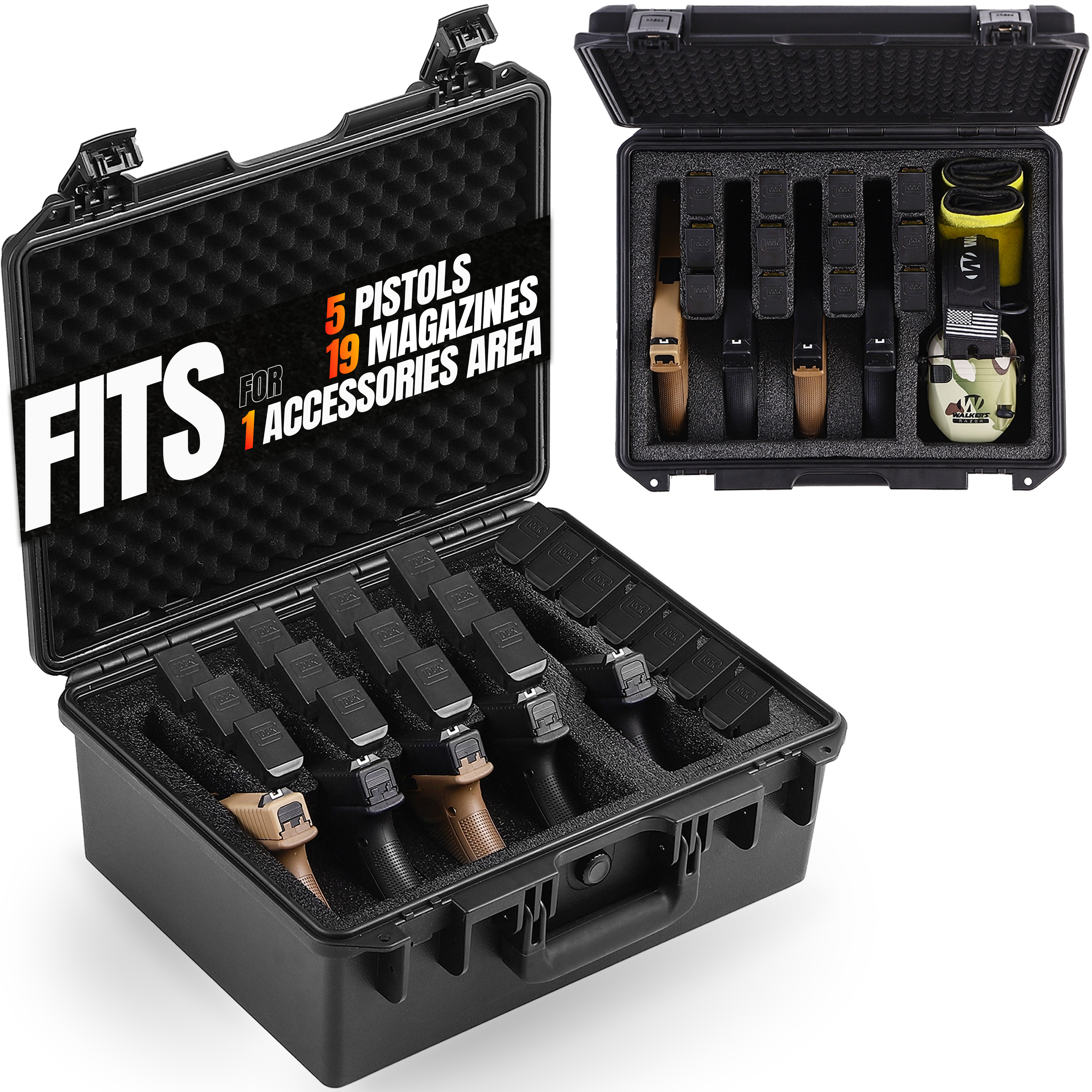 INCHOI CASES Pre-Cut Foam Pistol Cases: The Ultimate Solution for Secure Firearm Storage